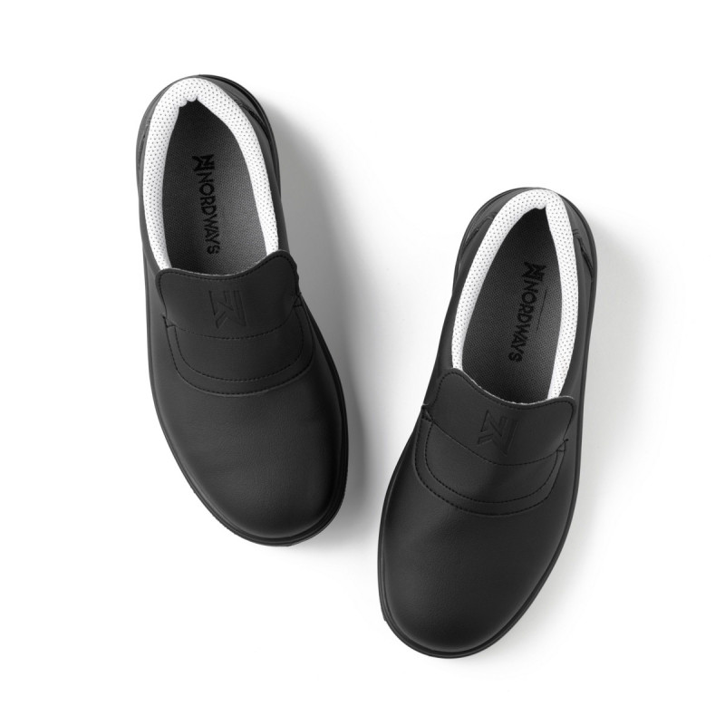 Chaussures mocassin de sécurité mixte noir 36 Tony Nordways