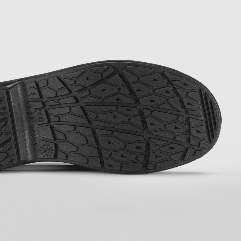 Chaussures mocassin de sécurité mixte noir 37 Tony Nordways