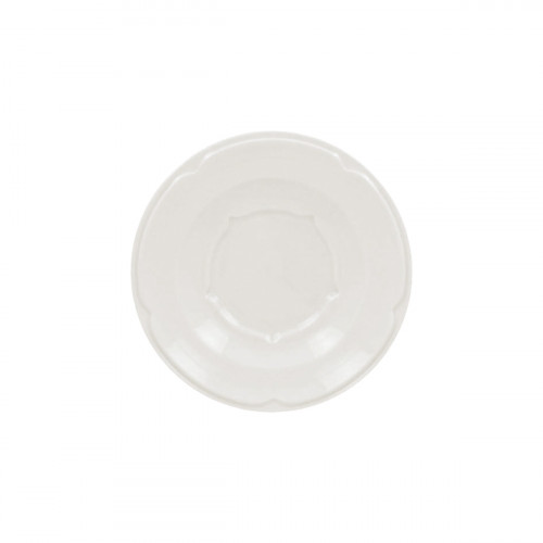 Sous-tasse à bouillon rond ivoire porcelaine vitrifiée Ø 17 cm Anna Rak