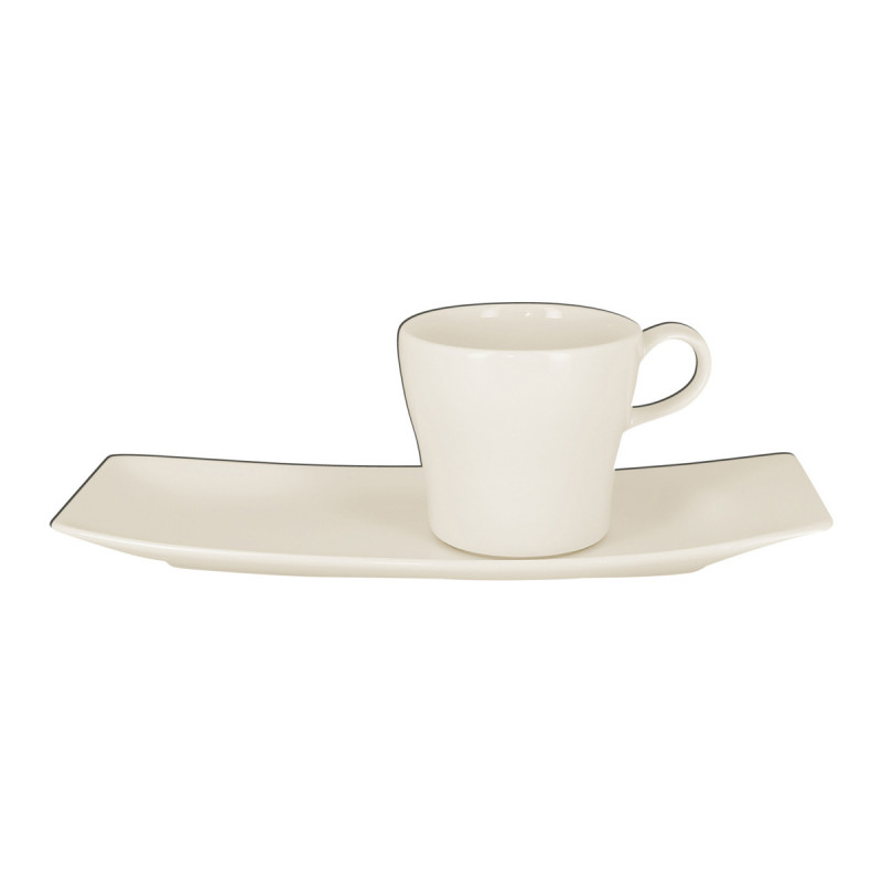 Tasse à thé rond ivoire porcelaine vitrifiée 20 cl Ø 8,1 cm Mazza Rak