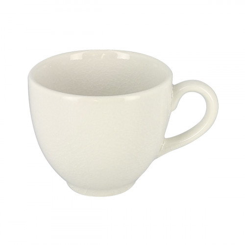 Tasse à thé rond blanc porcelaine vitrifiée 23 cl Ø 8,5 cm Vintage Rak