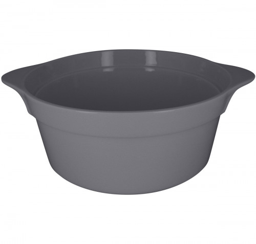 Cocotte rond gris porcelaine vitrifiée Ø 28,2 cm Chefs Fusion Rak
