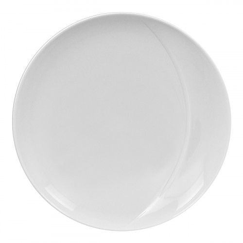 Assiette creuse rond blanc porcelaine vitrifiée Ø 26,9 cm Moon Rak