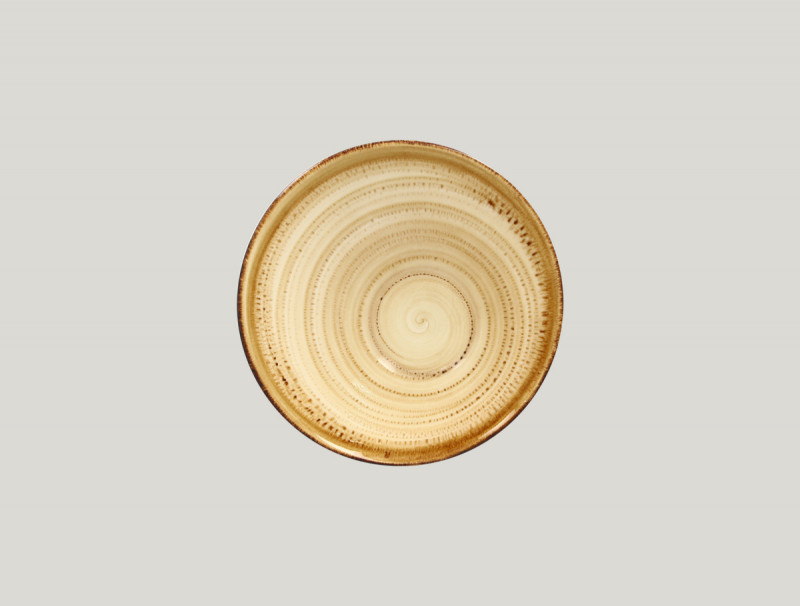 Saladier irrégulier beige porcelaine Ø 22 cm Twirl Rak