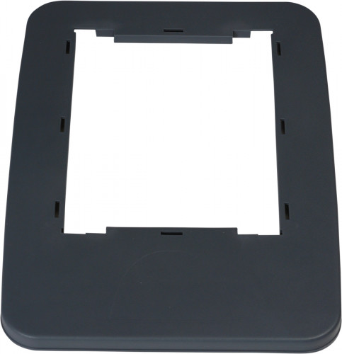Cadre couvercle plastique gris Probbax