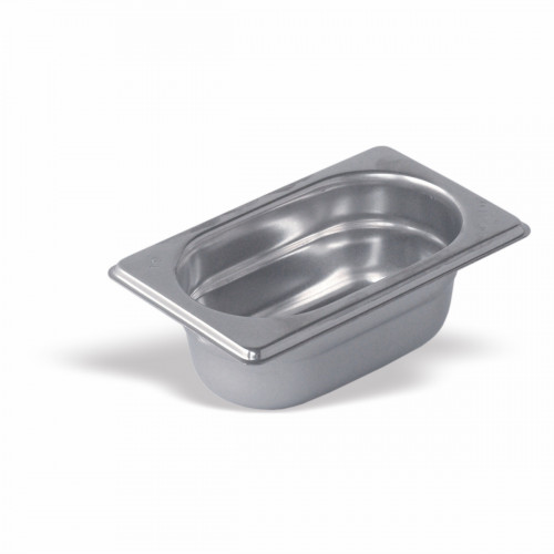 Bac GN 1/9 inox 18/10 P6,5 cm 0,6 L Pujadas