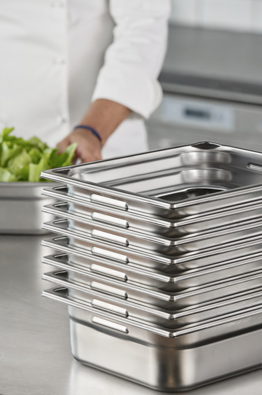 Bac GN 2/4 inox 18/10 P10 cm 6 L Pujadas
