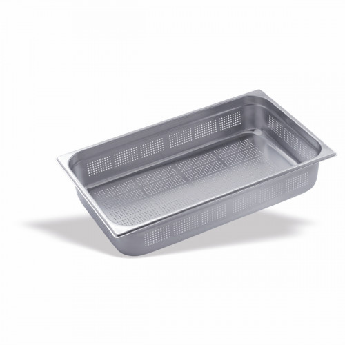 Bac perforé GN 1/1 inox 18/10 P5,5 cm Pujadas