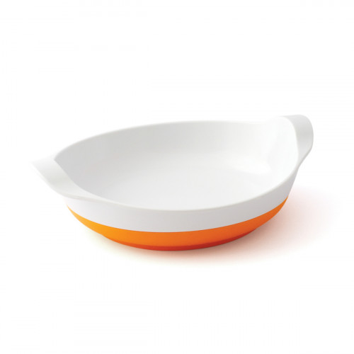 Assiette creuse rond orange mélamine Ø 21,2 cm Vaisselle Enfance Plastorex