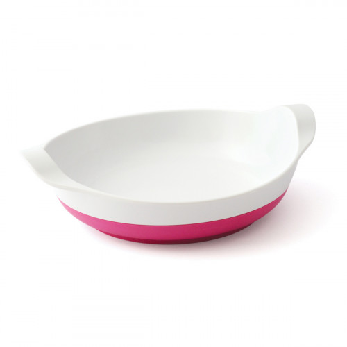 Assiette creuse rond fuschia mélamine Ø 21,2 cm Vaisselle Enfance Plastorex
