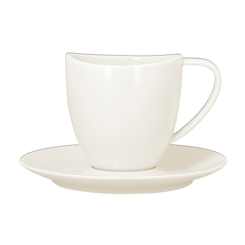 Tasse à thé ivoire porcelaine vitrifiée 23 cl Ø 8 cm Swirls Rak