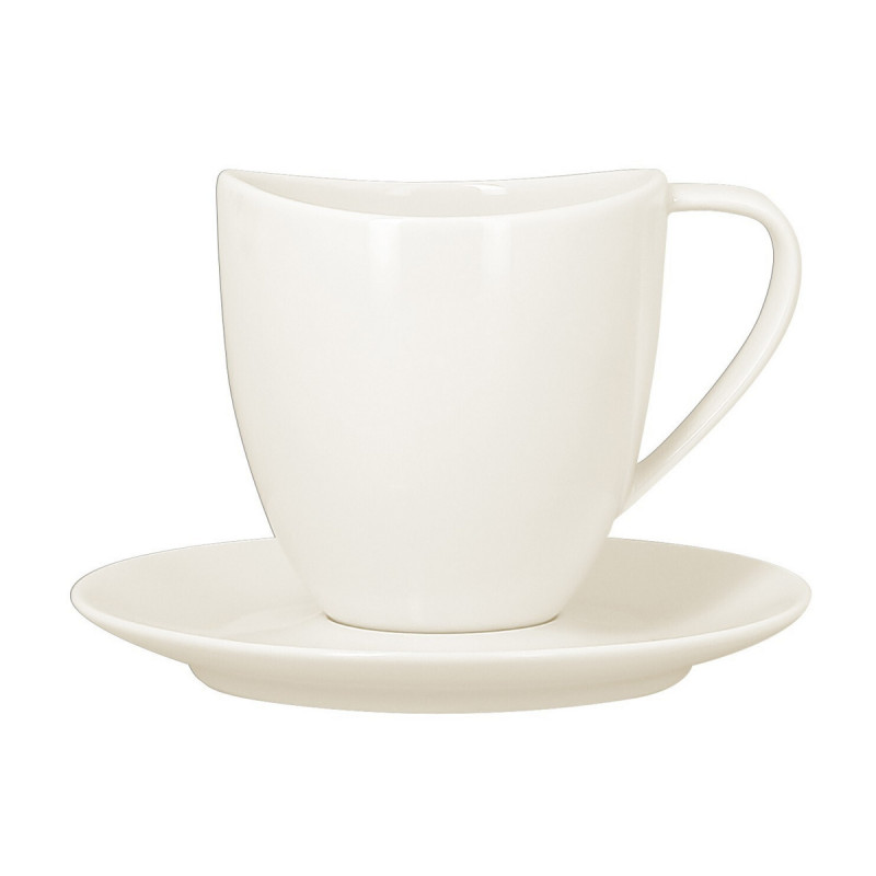 Tasse à déjeuner ivoire porcelaine vitrifiée 30 cl Ø 8,5 cm Swirls Rak