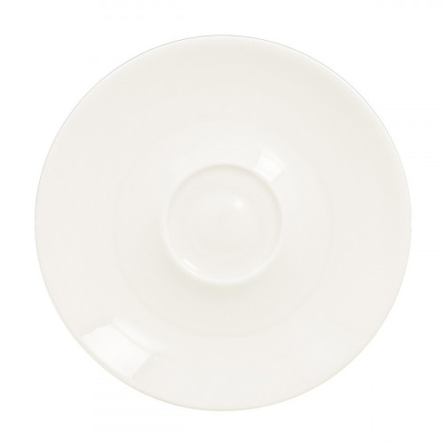 Sous tasse à thé ivoire porcelaine vitrifiée Ø 15 cm Swirls Rak