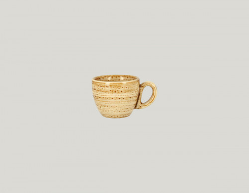 Tasse à expresso beige porcelaine vitrifiée 8 cl Ø 6,5 cm Twirl Rak