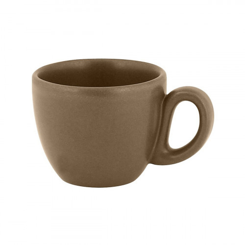 Tasse expresso marron porcelaine vitrifiée 8 cl Ø 6,5 cm Genesis Rak