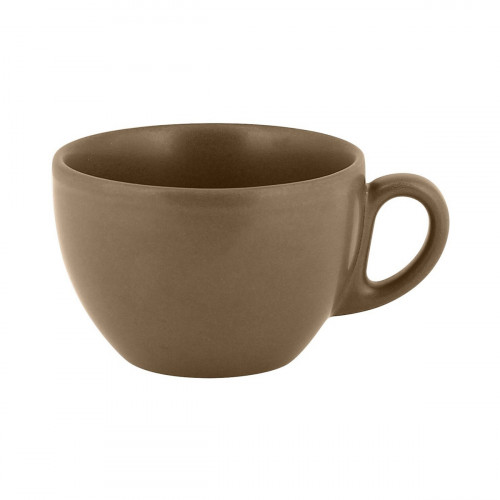 Tasse à thé marron porcelaine vitrifiée 23 cl Ø 9 cm Genesis Rak