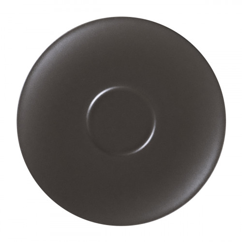 Sous tasse à thé brun porcelaine vitrifiée Ø 17 cm Genesis Rak