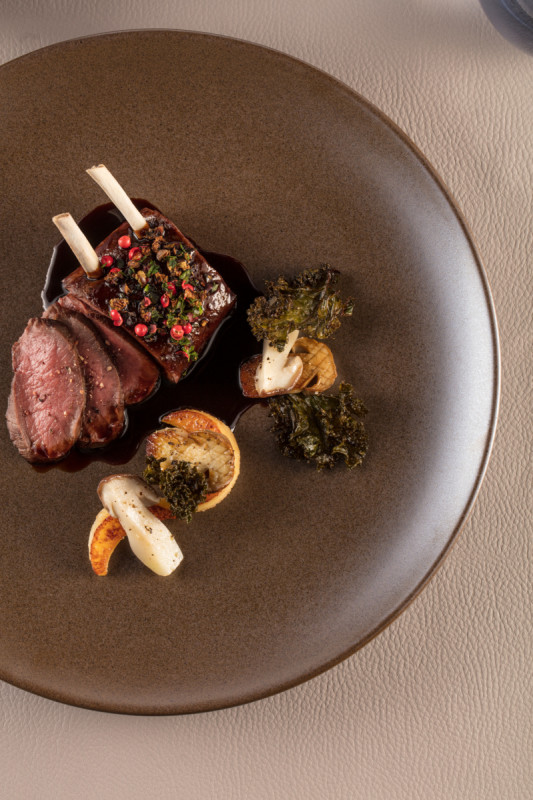 Assiette coupe creuse rond marron porcelaine vitrifiée Ø 22,2 cm Genesis Rak