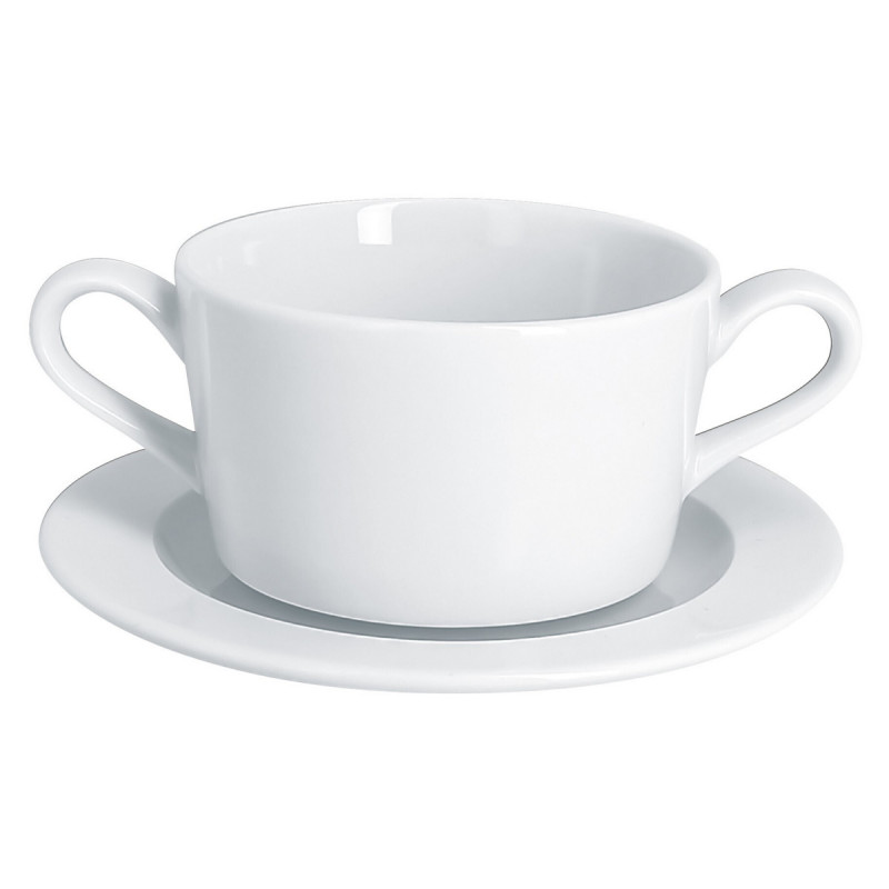 Tasse à bouillon blanc porcelaine vitrifiée 32 cl Ø 9,9 cm Access Rak