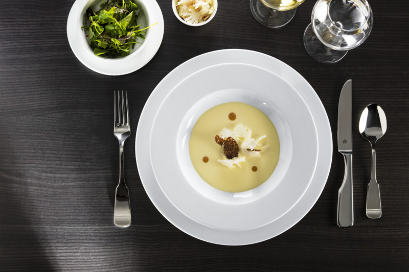 Assiette plate rond blanc porcelaine vitrifiée Ø 29,2 cm Access Rak