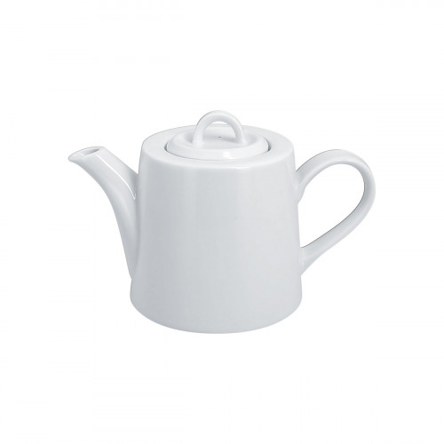 Théière avec couvercle blanc porcelaine vitrifiée 50 cl Ø 10,5 cm Access Rak