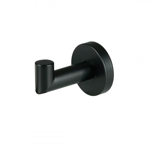Patère simple noir laiton Odessa