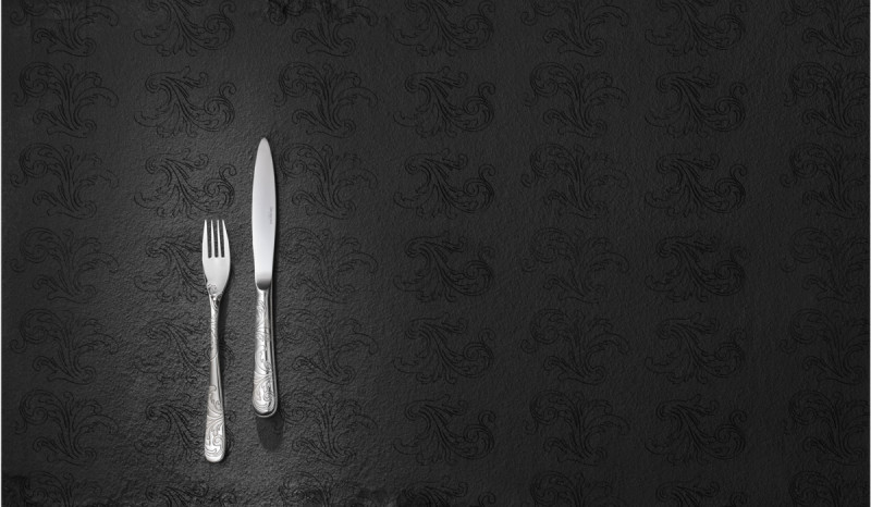 Cuillère a dessert inox 18/10 17,8x1,56 cm Aquatic Couture Degrenne