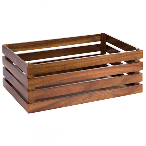 Présentoir à pâtisserie acacia 530x325x200 mm Superbox Aps