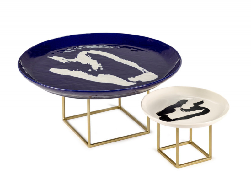 Rehausse carré or acier Ø 14 cm Feast By Ottolenghi Serax