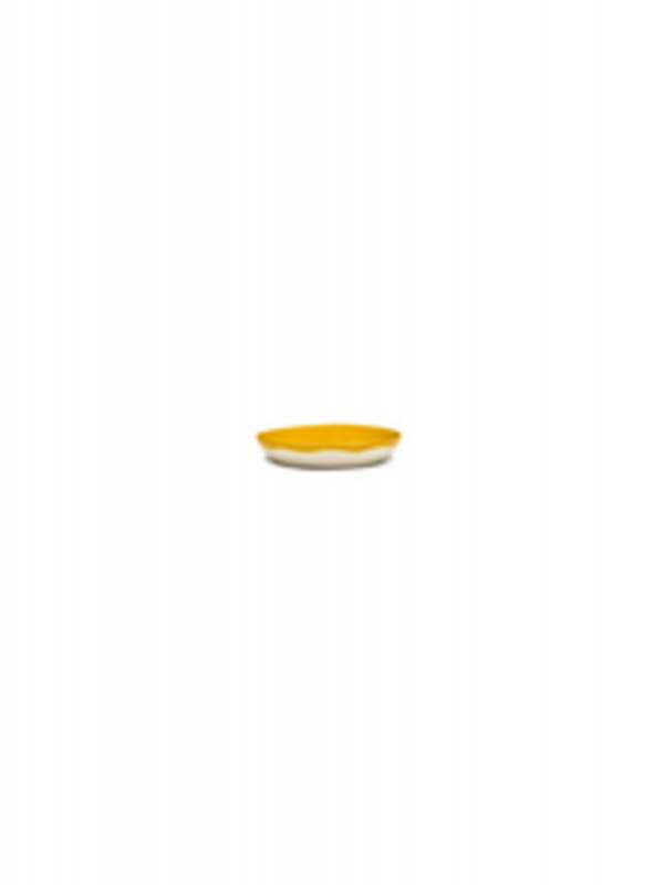 Plat rond sunny yellow grès émaillé Ø 11,5 cm Feast By Ottolenghi Serax