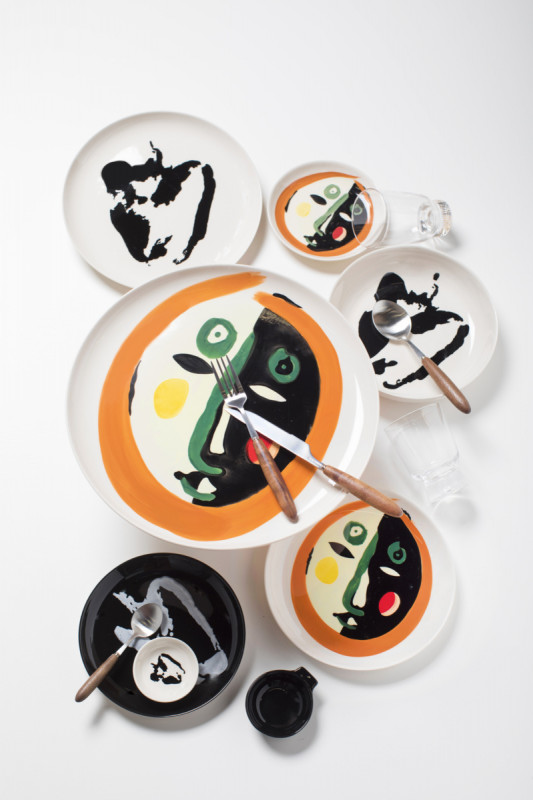 Assiette à tapas rond noir grès émaillé Ø 7,5 cm Feast By Ottolenghi Serax