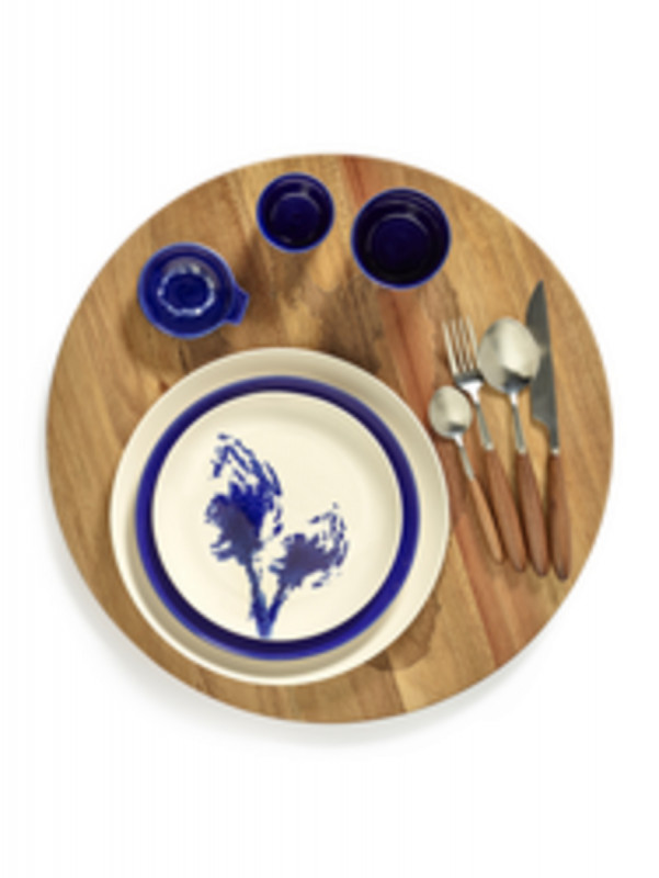 Plateau de présentation rond marron acacia Ø 35 cm Feast By Ottolenghi Serax