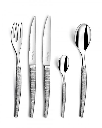 Fourchette de table inox 18/0 20,7 cm Jet Textil Amefa