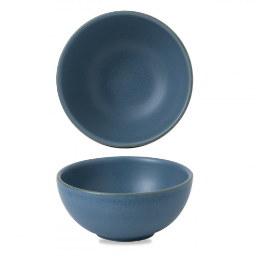 Pot conique oslo blue porcelaine vitrifiée Ø 15,5 cm Nourish Oslo Churchill