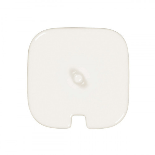 Couvercle pour sucrier carré blanc porcelaine 8 cm Fractal Rak