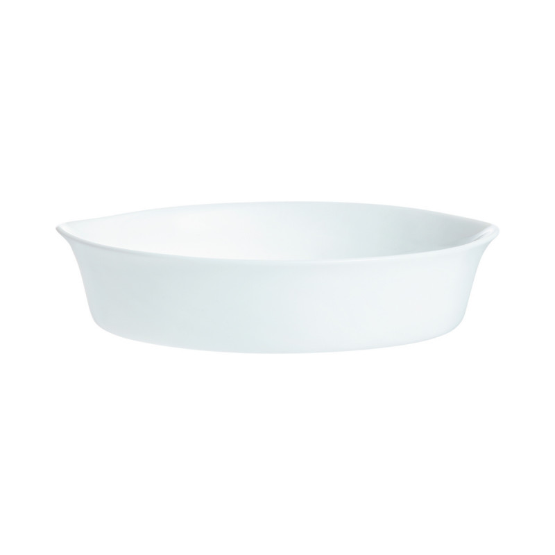 Plat rond blanc verre opal Ø 14 cm Smart Cuisine Luminarc