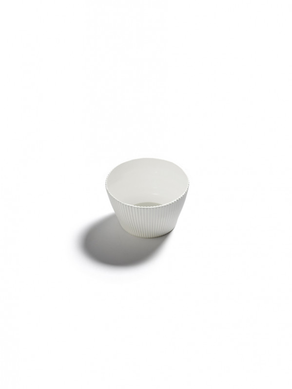 Bol conique blanc porcelaine Ø 10 cm Nido Serax