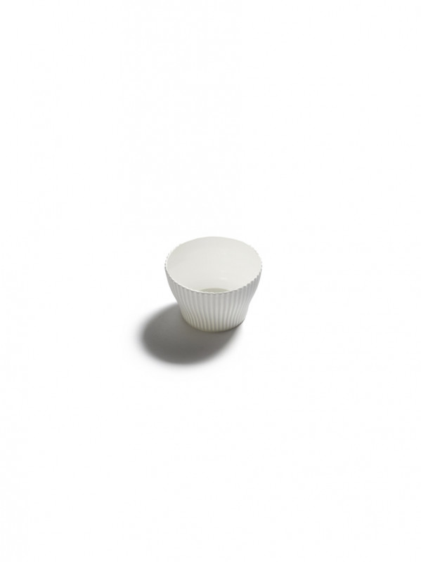 Bol conique blanc porcelaine Ø 8 cm Nido Serax