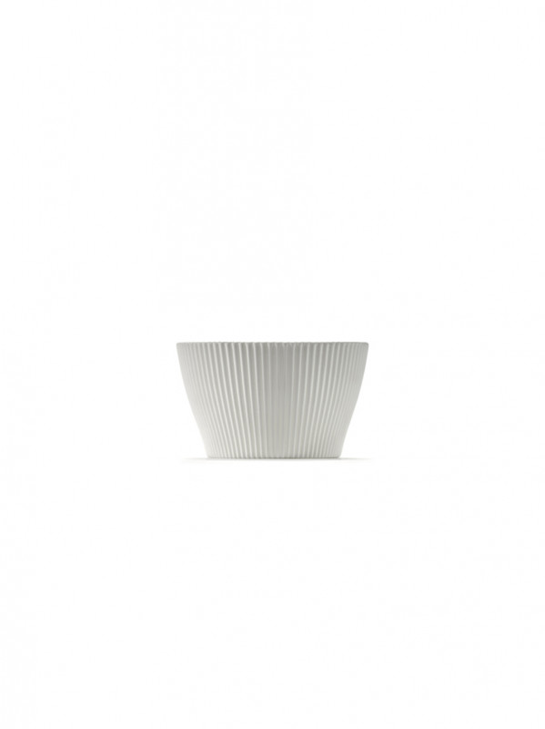 Bol conique blanc porcelaine Ø 12 cm Nido Serax