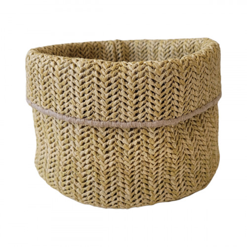 Panière de buffet polypropylène (pp) paille Ø 25 cm 25 cm Pampa Sonolys