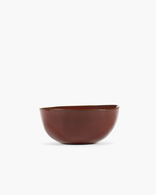 Bol de présentation rond Venetian red grès émaillé Ø 21 cm La Mère Serax