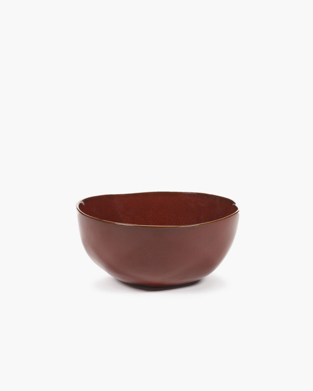 Bol de présentation rond Venetian red grès émaillé Ø 21 cm La Mère Serax