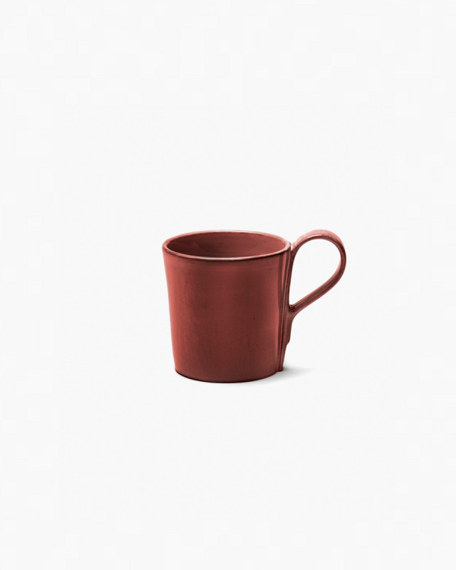 Tasse à café rond Venetian red grès émaillé 13 cl 10 cm La Mère Serax