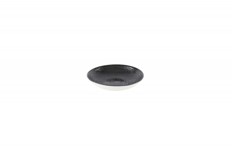 Assiette coupe creuse rond noir porcelaine Ø 18,2 cm Chroma Churchill