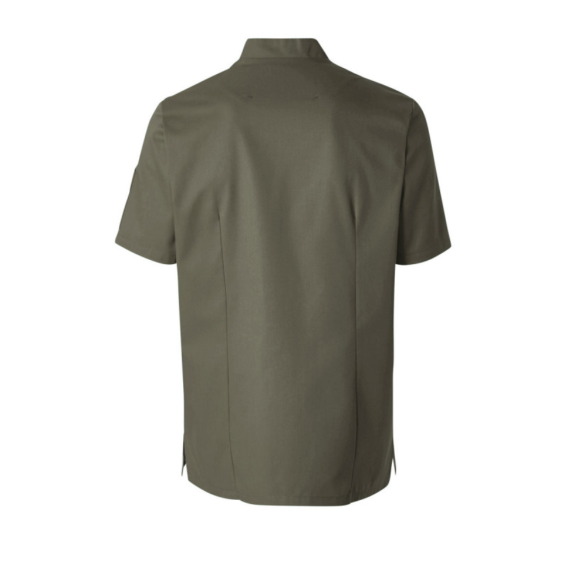Veste de cuisine homme manche courte vert kaki T5 Shade Molinel