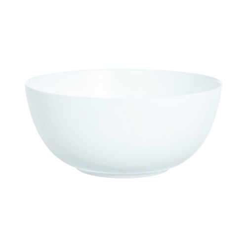 Saladier rond blanc verre opal Ø 21 cm Diwali Luminarc