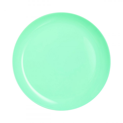 Plat rond turquoise verre opal Ø 32 cm Diwali Luminarc