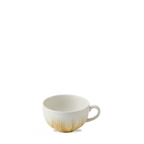 Tasse à cappuccino / thé rond Gold porcelaine vitrifiée 22 cl Ø 9,5 cm Tide Churchill