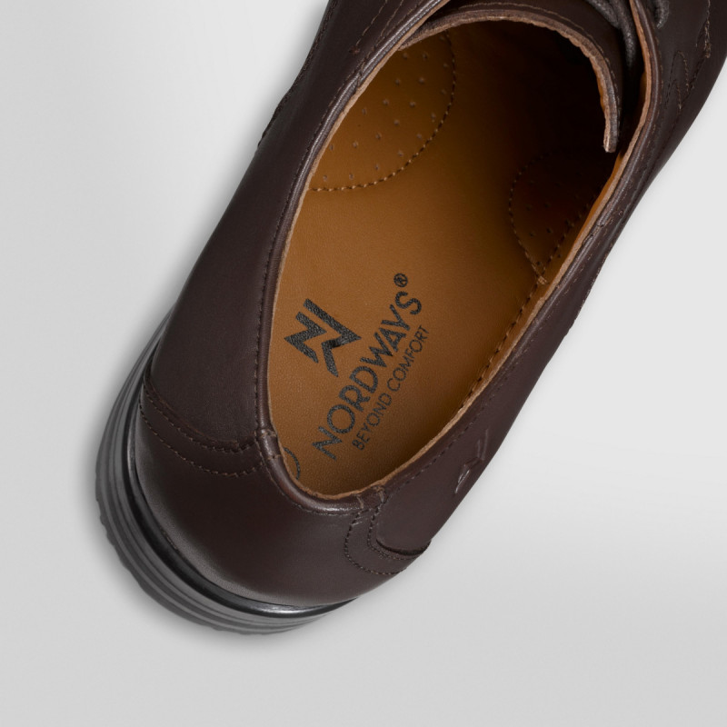 Chaussures à lacets basse marron 46 Nclass Nordways