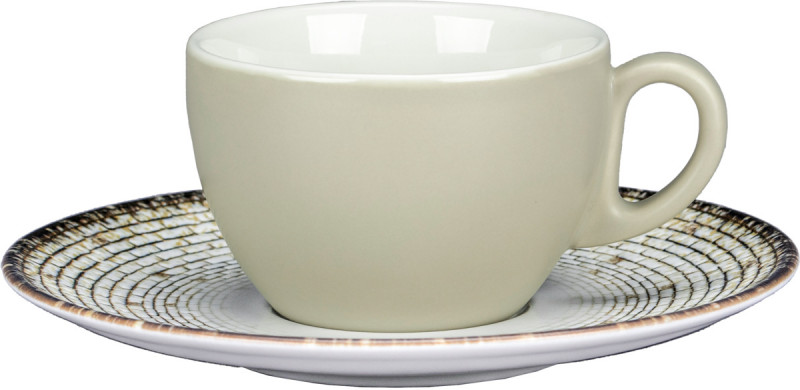 Tasse à expresso rond Weave porcelaine 8 cl Ø 6,5 cm Digi Rak